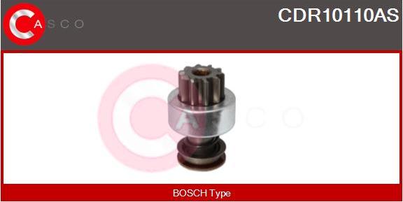 Casco CDR10110AS - Pinion, bendix, starter autospares.lv