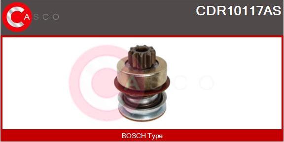 Casco CDR10117AS - Pinion, bendix, starter autospares.lv
