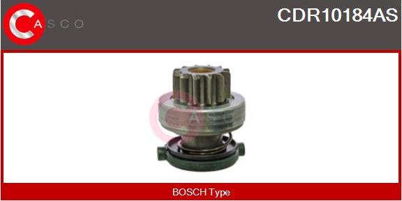 Casco CDR10184AS - Pinion, bendix, starter autospares.lv