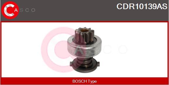 Casco CDR10139AS - Pinion, bendix, starter autospares.lv