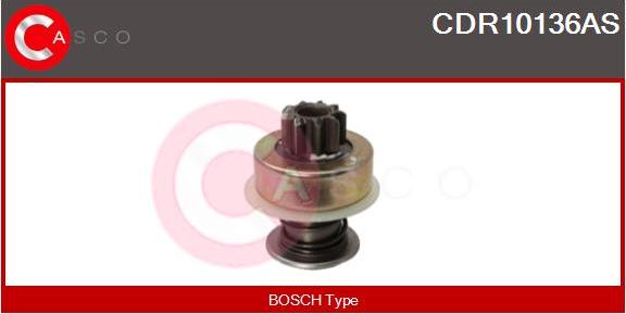 Casco CDR10136AS - Pinion, bendix, starter autospares.lv