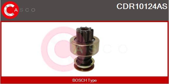 Casco CDR10124AS - Pinion, bendix, starter autospares.lv