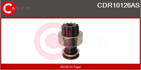 Casco CDR10126AS - Pinion, bendix, starter autospares.lv