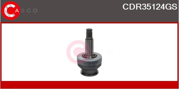 Casco CDR35124GS - Pinion, bendix, starter autospares.lv