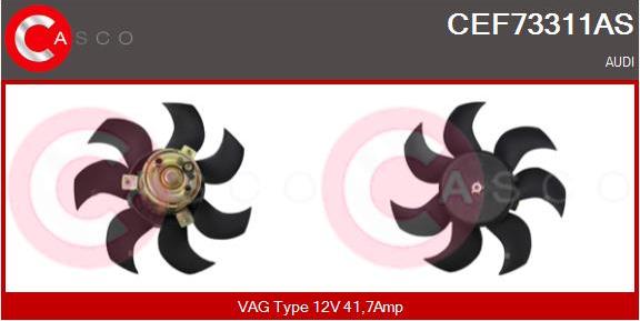 Casco CEF73311AS - Fan, radiator autospares.lv