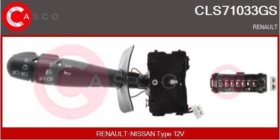 Casco CLS71033GS - Steering Column Switch autospares.lv