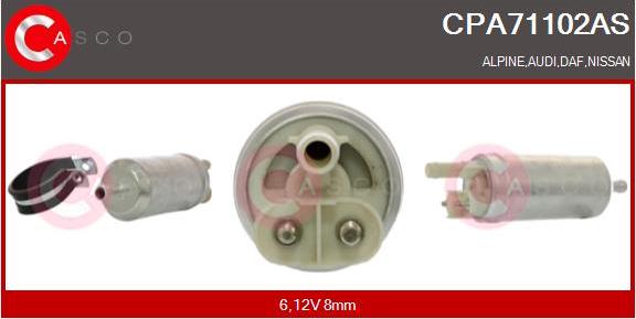 Casco CPA71102AS - Fuel Pump autospares.lv