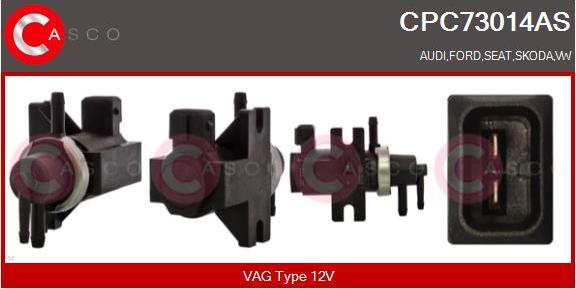Casco CPC73014AS - Pressure Converter, exhaust control autospares.lv