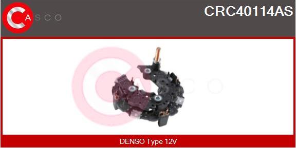 Casco CRC40114AS - Rectifier, alternator autospares.lv