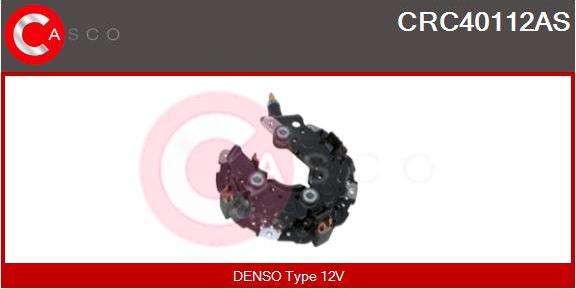 Casco CRC40112AS - Rectifier, alternator autospares.lv