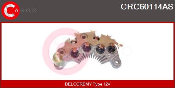 Casco CRC60114AS - Rectifier, alternator autospares.lv