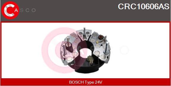 Casco CRC10606AS - Rectifier, alternator autospares.lv