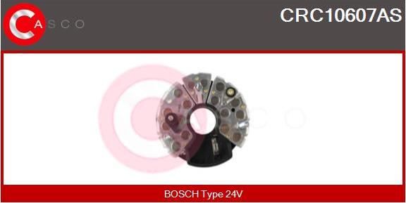 Casco CRC10607AS - Rectifier, alternator autospares.lv