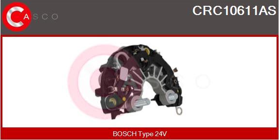 Casco CRC10611AS - Rectifier, alternator autospares.lv