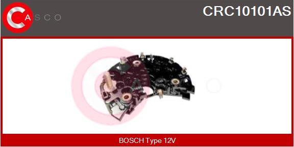 Casco CRC10101AS - Rectifier, alternator autospares.lv