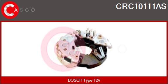 Casco CRC10111AS - Rectifier, alternator autospares.lv