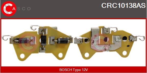 Casco CRC10138AS - Rectifier, alternator autospares.lv