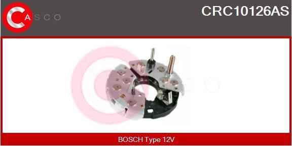 Casco CRC10126AS - Rectifier, alternator autospares.lv