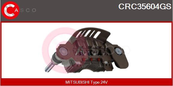 Casco CRC35604GS - Rectifier, alternator autospares.lv