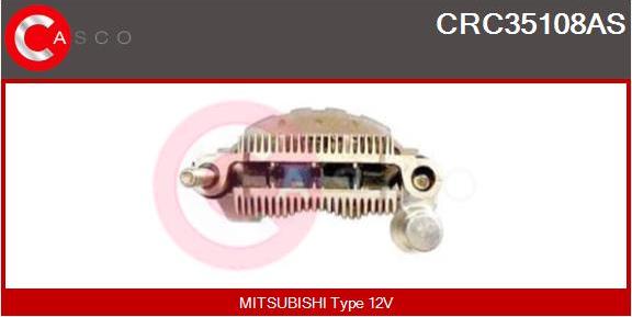 Casco CRC35108AS - Rectifier, alternator autospares.lv