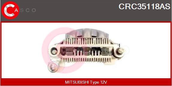 Casco CRC35118AS - Rectifier, alternator autospares.lv