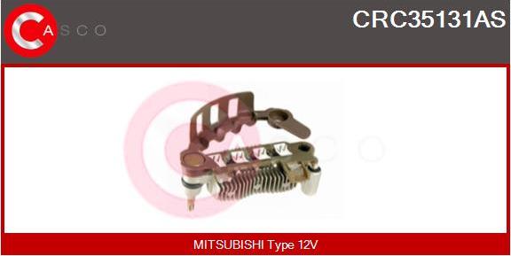 Casco CRC35131AS - Rectifier, alternator autospares.lv