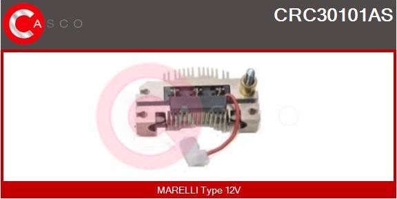 Casco CRC30101AS - Rectifier, alternator autospares.lv