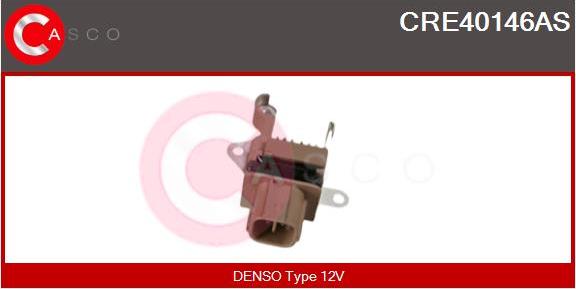 Casco CRE40146AS - Voltage regulator, alternator autospares.lv