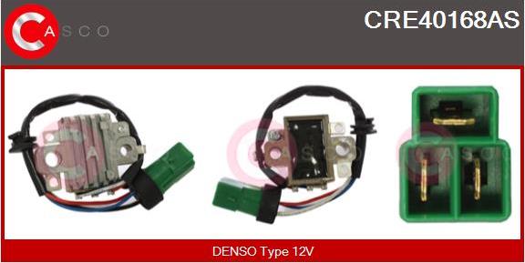 Casco CRE40168AS - Voltage regulator, alternator autospares.lv