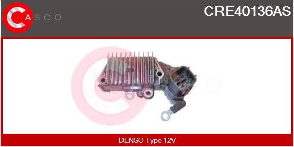 Casco CRE40136AS - Voltage regulator, alternator autospares.lv