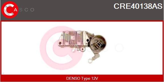 Casco CRE40138AS - Voltage regulator, alternator autospares.lv