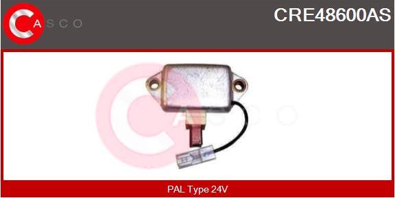 Casco CRE48600AS - Voltage regulator, alternator autospares.lv