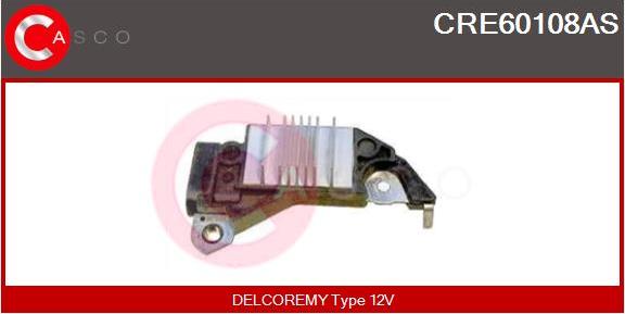 Casco CRE60108AS - Voltage regulator, alternator autospares.lv
