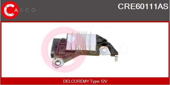 Casco CRE60111AS - Voltage regulator, alternator autospares.lv
