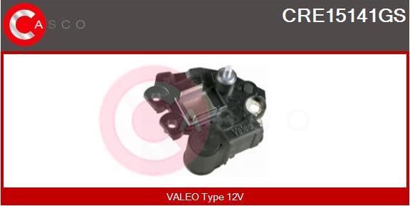 Casco CRE15141GS - Voltage regulator, alternator autospares.lv