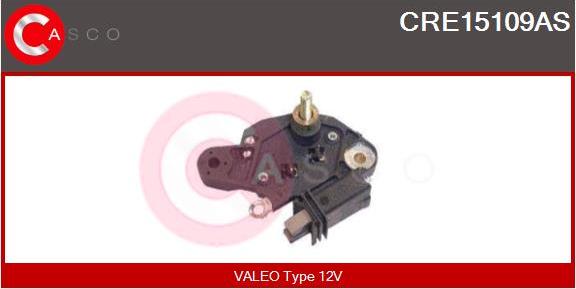 Casco CRE15109AS - Voltage regulator, alternator autospares.lv