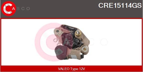 Casco CRE15114GS - Voltage regulator, alternator autospares.lv