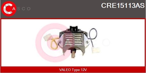 Casco CRE15113AS - Voltage regulator, alternator autospares.lv