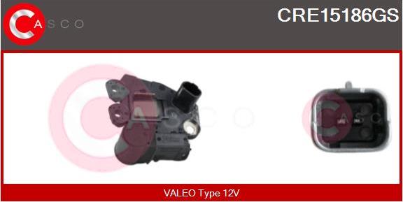 Casco CRE15186GS - Voltage regulator, alternator autospares.lv