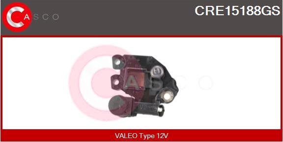 Casco CRE15188GS - Voltage regulator, alternator autospares.lv