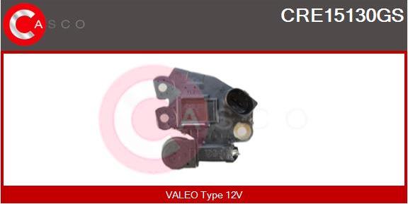 Casco CRE15130GS - Voltage regulator, alternator autospares.lv