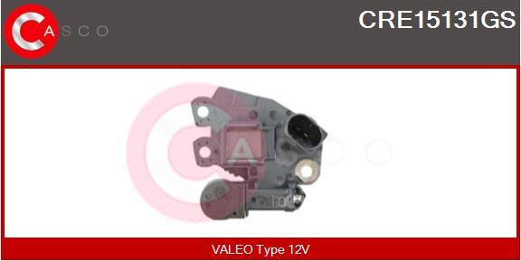 Casco CRE15131GS - Voltage regulator, alternator autospares.lv