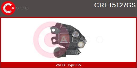 Casco CRE15127GS - Voltage regulator, alternator autospares.lv