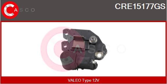 Casco CRE15177GS - Voltage regulator, alternator autospares.lv