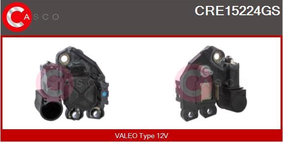 Casco CRE15224GS - Voltage regulator, alternator autospares.lv