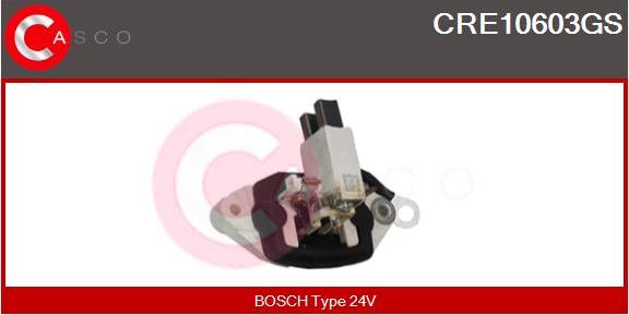Casco CRE10603GS - Voltage regulator, alternator autospares.lv