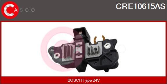 Casco CRE10615AS - Voltage regulator, alternator autospares.lv