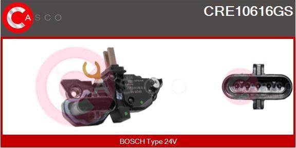 Casco CRE10616GS - Voltage regulator, alternator autospares.lv