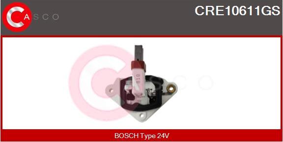 Casco CRE10611GS - Voltage regulator, alternator autospares.lv