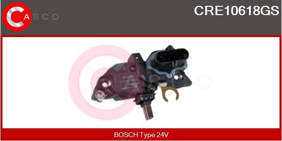 Casco CRE10618GS - Voltage regulator, alternator autospares.lv